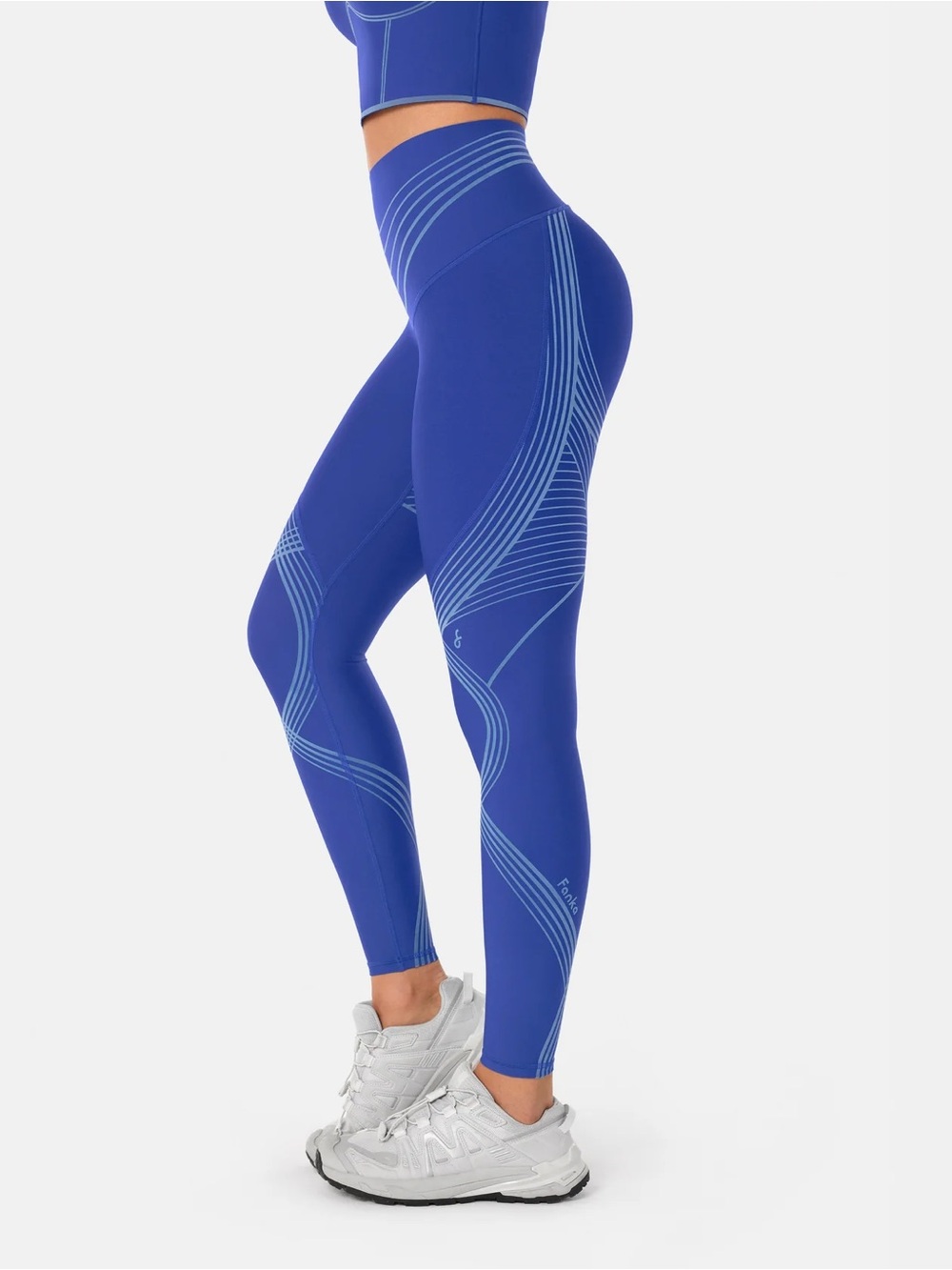 Fanka Body Sculpt Leggings 2.0 Cosmic Blue NWT Sz 14